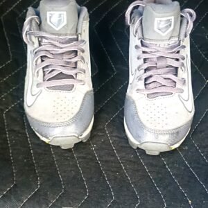Nike Kids Gray and White Athletic Sneakers