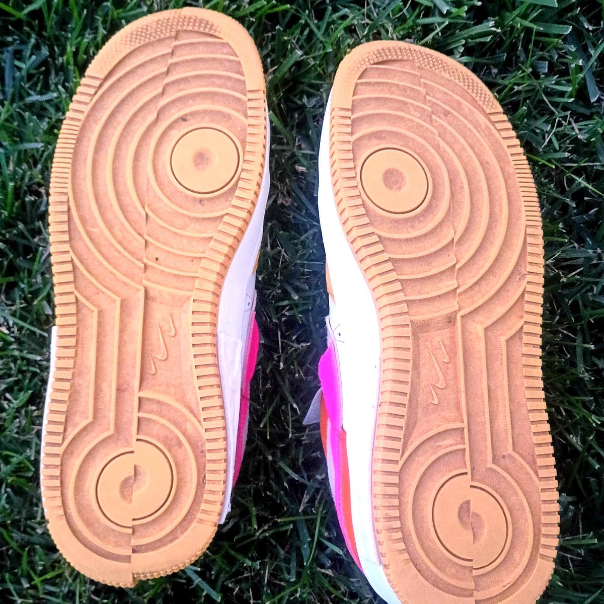 Nike Air Force 1 Fontanka "Sunrise" – White/Orange/Pink – Women's Size 11 - Image 7