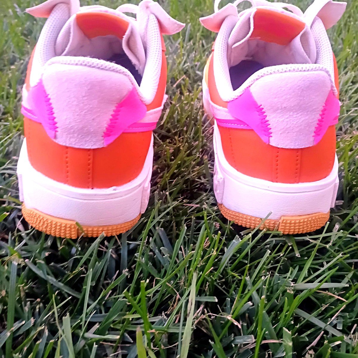Nike Air Force 1 Fontanka "Sunrise" – White/Orange/Pink – Women's Size 11 - Image 2