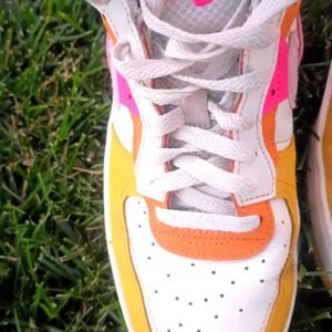 Nike Air Force 1 Fontanka "Sunrise" – White/Orange/Pink – Women's Size 11