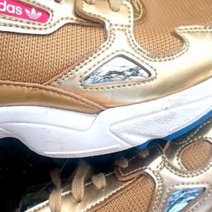 Adidas Falcon "Metallic Gold" – Chunky Dad Sneaker – Women's Size 7