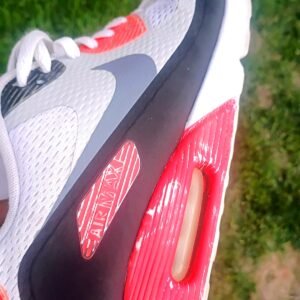 Nike Air Max 90 "Infrared" – White/Grey – Men's Size 11.5